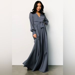 Baltic Born Lydia Dress in Slate Blue